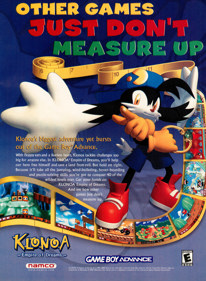 Klonoa: Empire of Dreams - Advertisement Flyer - Front