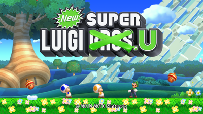 New Super Luigi U - Screenshot - Game Title