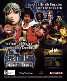 Arc the Lad: End of Darkness - Advertisement Flyer - Front