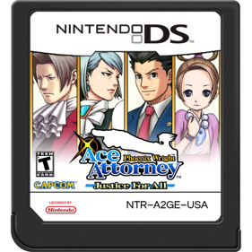 Phoenix Wright: Ace Attorney: Justice for All - Fanart - Cart - Front