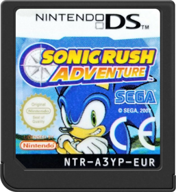 Sonic Rush Adventure - Cart - Front Image