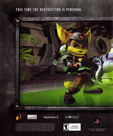Ratchet & Clank: Up Your Arsenal - Advertisement Flyer - Front