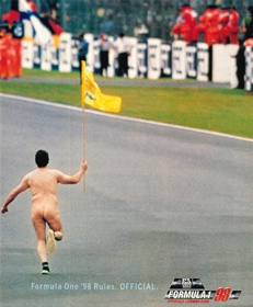 Formula 1 98 - Advertisement Flyer - Front