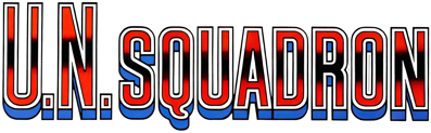 U.N. Squadron - Clear Logo Image