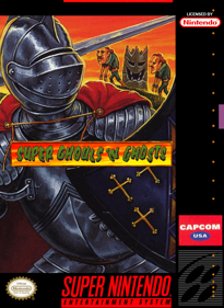 Super Ghouls 'n Ghosts - Fanart - Box - Front