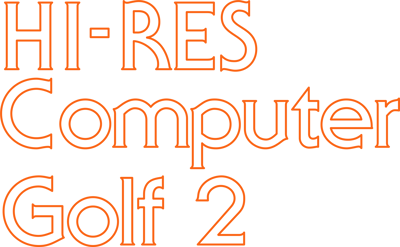 Hi-Res Computer Golf 2 - Clear Logo