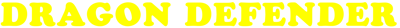 Dragon Defender - Clear Logo Image