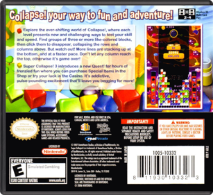 Super Collapse! 3 - Box - Back - Reconstructed