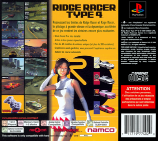 R4: Ridge Racer Type 4 - Box - Back