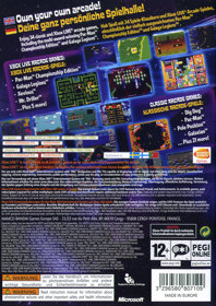 Namco Museum: Virtual Arcade - Box - Back