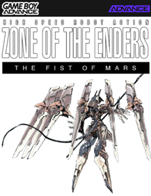 Zone of the Enders: The Fist of Mars - Fanart - Box - Front
