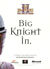 Age of Empires II: The Age of Kings - Advertisement Flyer - Front