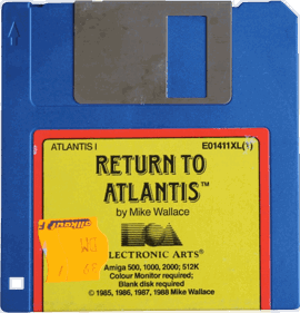 Return to Atlantis - Disc Image