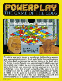 Powerplay: The Game of the Gods - Box - Back