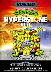 Teenage Mutant Ninja Turtles: The Hyperstone Heist - Fanart - Box - Front