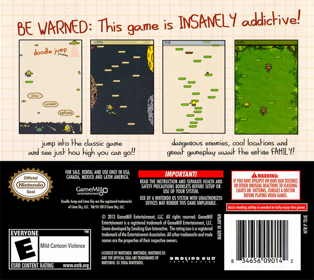 Doodle Jump Journey - Box - Back Image