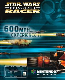 Star Wars: Episode I: Racer - Advertisement Flyer - Front