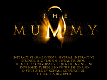 The Mummy - Screenshot - Game Title