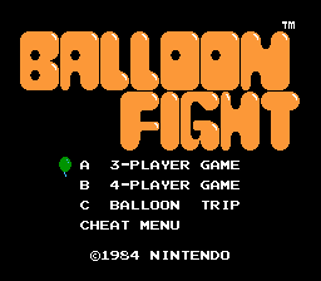 Balloon Fight: 4 Players Hack - Screenshot - Game Title