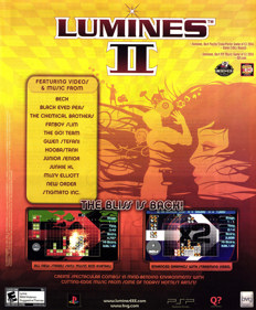 Lumines II - Advertisement Flyer - Front