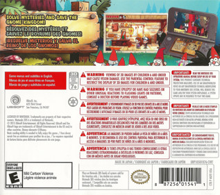 Gravity Falls: Legend of the Gnome Gemulets - Box - Back