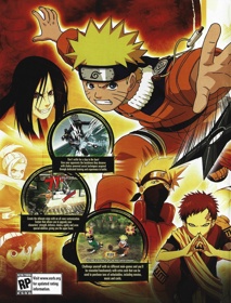Naruto: Ultimate Ninja 2 - Advertisement Flyer - Front