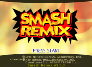 Super Smash Bros. Remix - Screenshot - Game Title