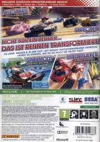 Sonic & All-Stars Racing Transformed - Box - Back