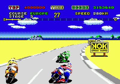 Super Hang-On - Screenshot - Gameplay