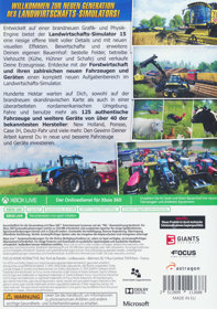 Farming Simulator 15 - Box - Back