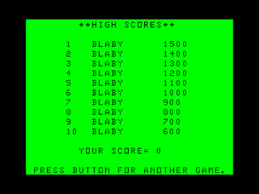 Mac Dougal's Last Stand - Screenshot - High Scores