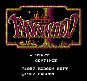 Faxanadu - Screenshot - Game Title Image