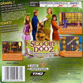Scooby-Doo 2: Monsters Unleashed - Box - Back