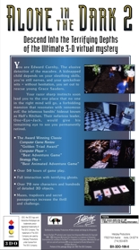 Alone in the Dark 2 - Box - Back Image
