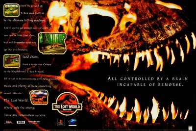 The Lost World: Jurassic Park - Advertisement Flyer - Front Image