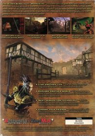 The Elder Scrolls III: Morrowind - Box - Back