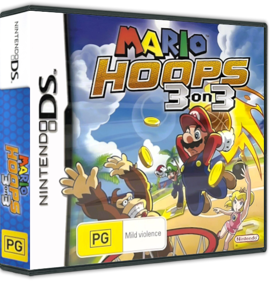 Mario Hoops 3 on 3 - Box - 3D