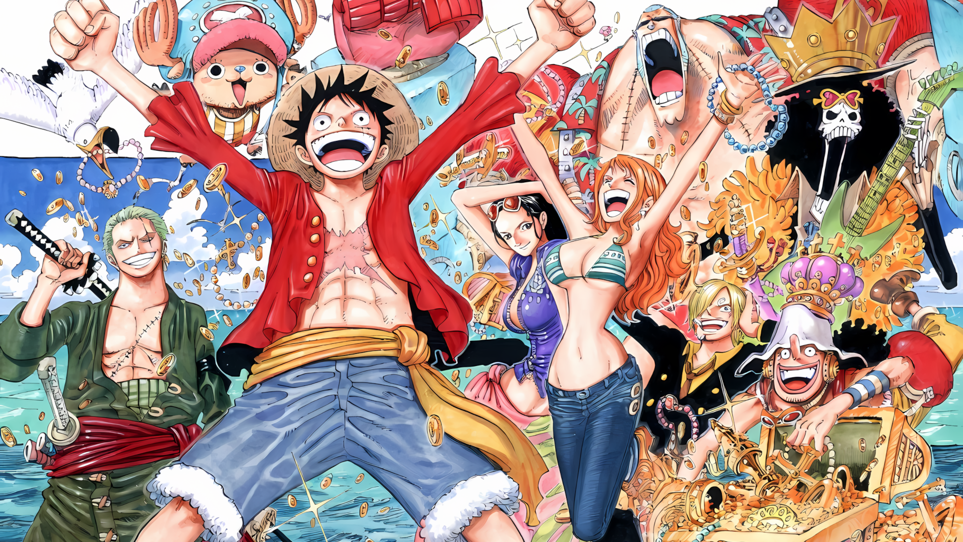 From TV Animation One Piece: Yume no Luffy Kaizokudan Tanjou!