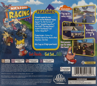 Nicktoons Racing - Box - Back