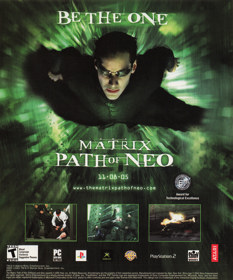 The Matrix: Path of Neo - Advertisement Flyer - Front