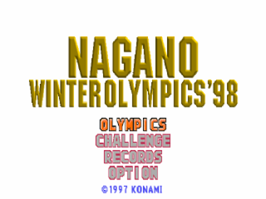 Nagano Winter Olympics '98 - Screenshot - Game Title Image