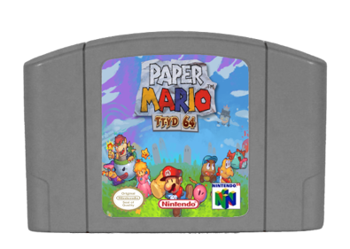 Paper Mario: TTYD 64 - Fanart - Cart - Front