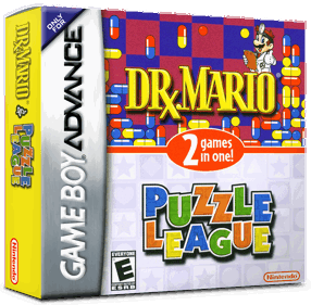 2 Games in One!: Dr. Mario / Puzzle League - Box - 3D