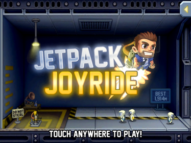 Jetpack Joyride - Screenshot - Game Title