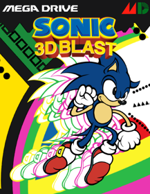 Sonic 3D Blast - Fanart - Box - Front
