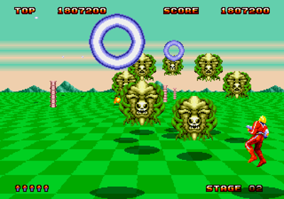 Space Harrier II - Screenshot - Gameplay