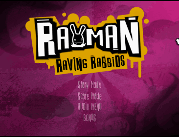 Rayman: Raving Rabbids - Screenshot - Game Title Image