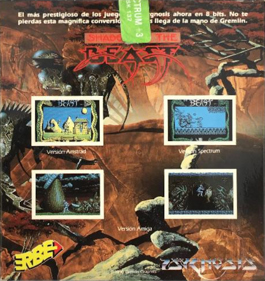 Shadow of the Beast - Box - Back