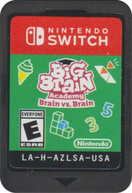 Big Brain Academy: Brain vs. Brain - Cart - Front