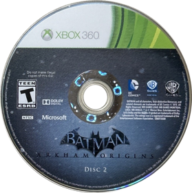 Batman: Arkham Origins - Disc